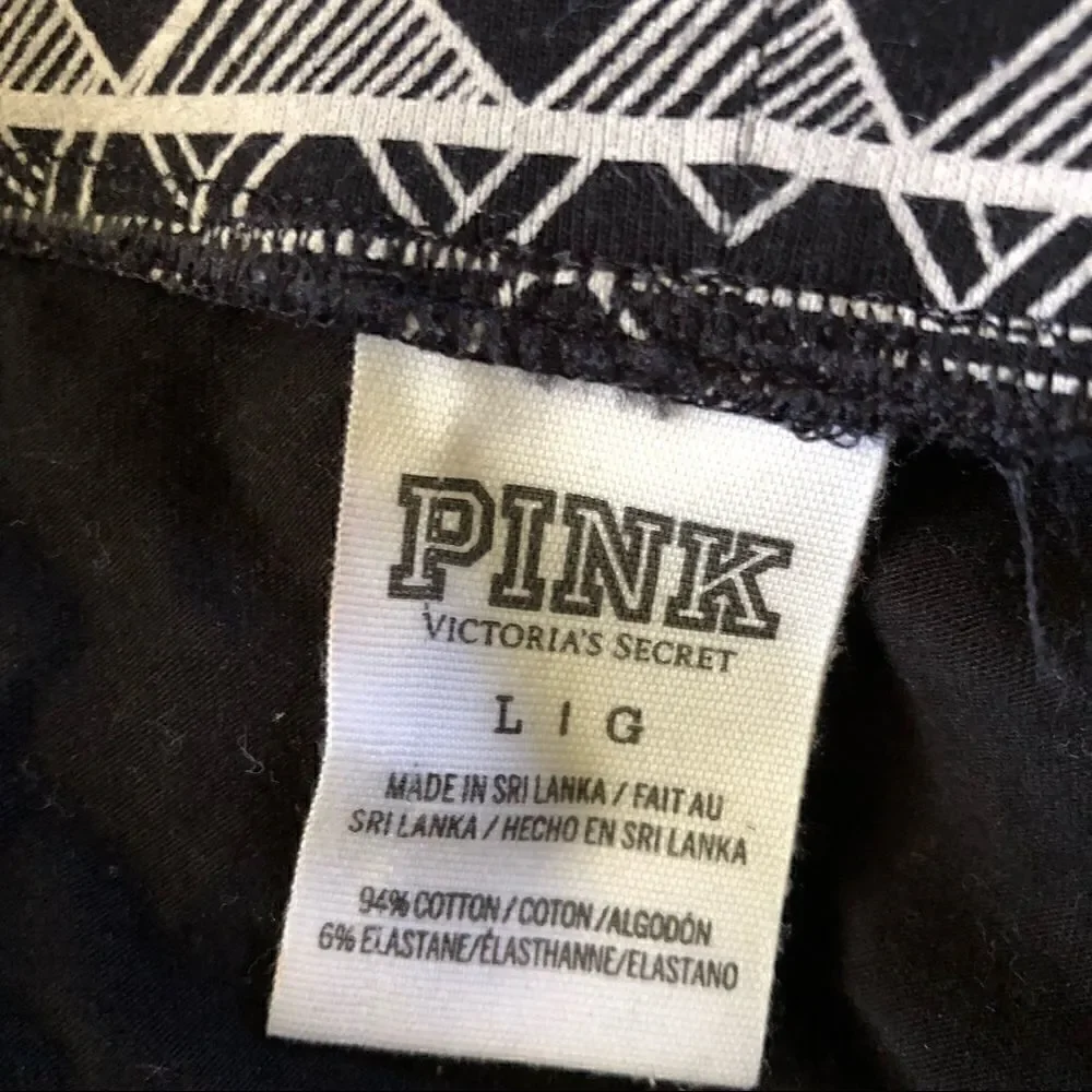 PINK elastic waist knit skirt Aztec